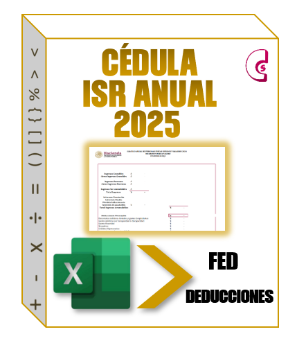 I) Cédula Cálculo Anual ISR 2025