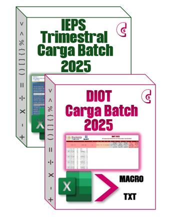 Q) Pack IEPS Trimestral y Diot Carga Batch