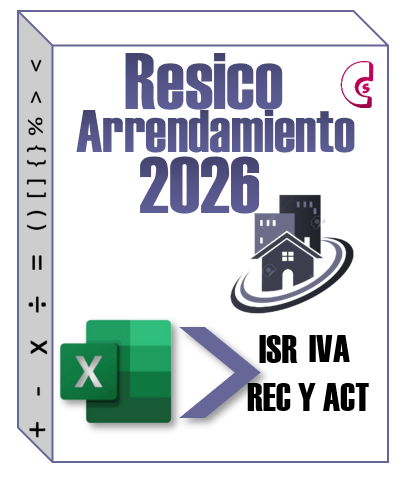 e) Tabla de Resico Arrendamiento 2026