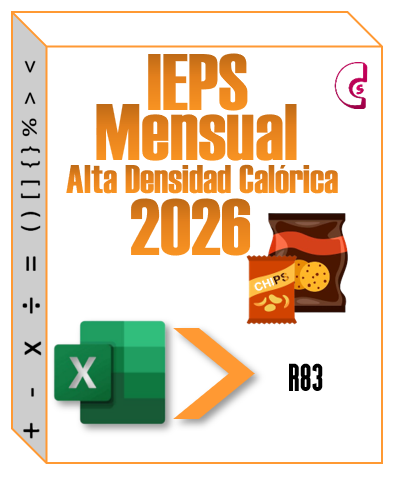 r) IEPS Mensual Alimentos No Básicos 2026