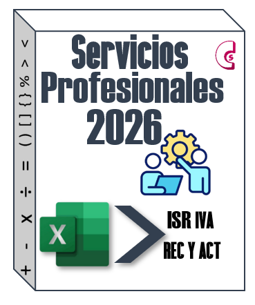 l) Tabla de Servicios Profesionales 2026
