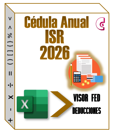 a) Cédula Cálculo Anual ISR 2026