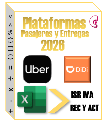 v) Tabla de Plataformas Pasajeros y Entregas 2026