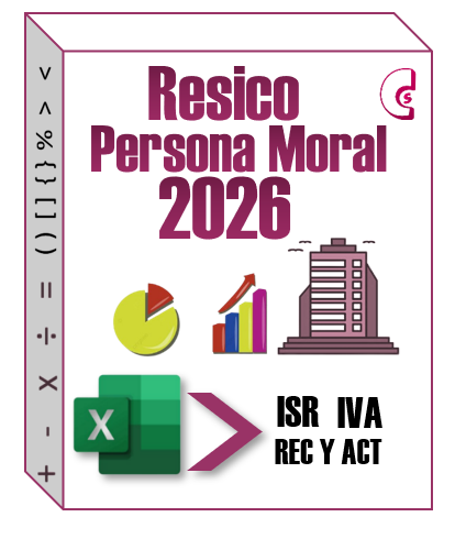h) Tabla de Resico Persona Moral 2026