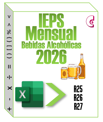 q) IEPS Mensual Bebidas Alc, Refrescantes y Cerv 2026